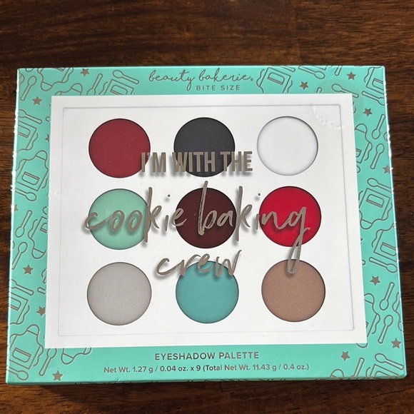 beauty bakerie Other - Beauty Bakerie Cookie Baking Crew Eyeshadow Palette - Red, White, Tan